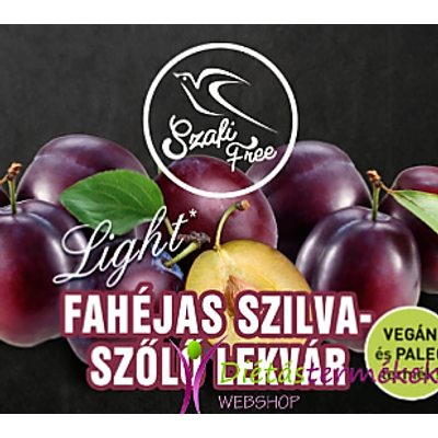 SZAFI FREE FAHÉJAS SZILVA-SZŐLŐ LEKVÁR 350G