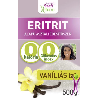 SZAFI REFORM VANÍLIÁS ÍZŰ ERITRIT (ERITRITOL) 500 G