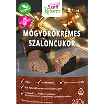 Szafi Reform Mogyorókrémes szaloncukor 250g