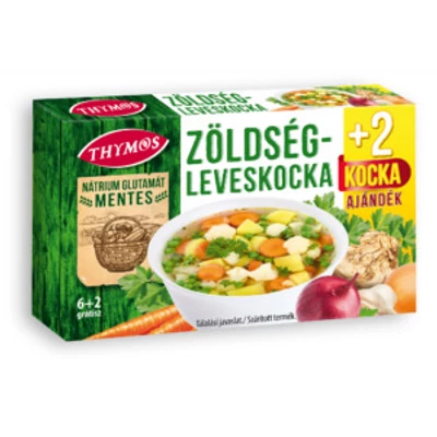 Thymos Zöldség – leveskocka 80 g
