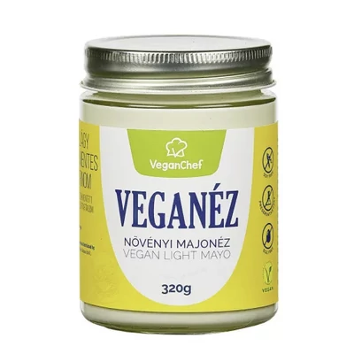 VEGANCHEF VEGANÉZ LIGHT ÜVEGES MAJONÉZ 320G