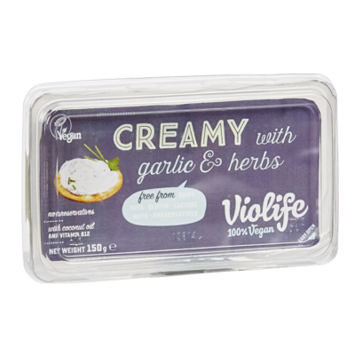VioLife creamy fokhagymával, fűszerekkel 150g