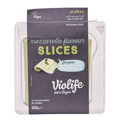 VioLife szeletelt mozzarella ízű 200g