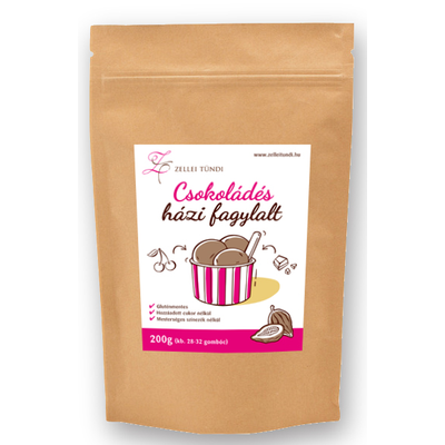 Zellei Tündi Csokoládés házi fagylalt 200g