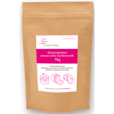 Zellei Tündi gluténmentes univerzális lisztkeverék 1000g.
