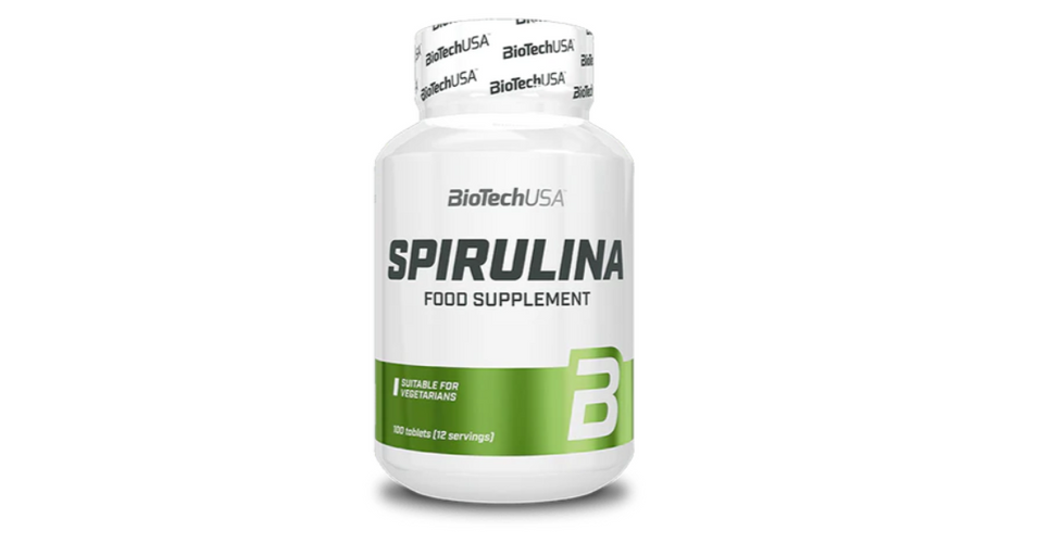 Biotech Usa Spirulina 100 tabletta Vitaminok, ásványi anyagok